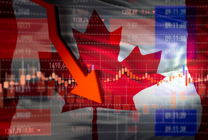 canadian economy downward trend